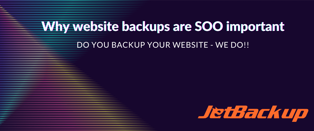 Why website backups are so important